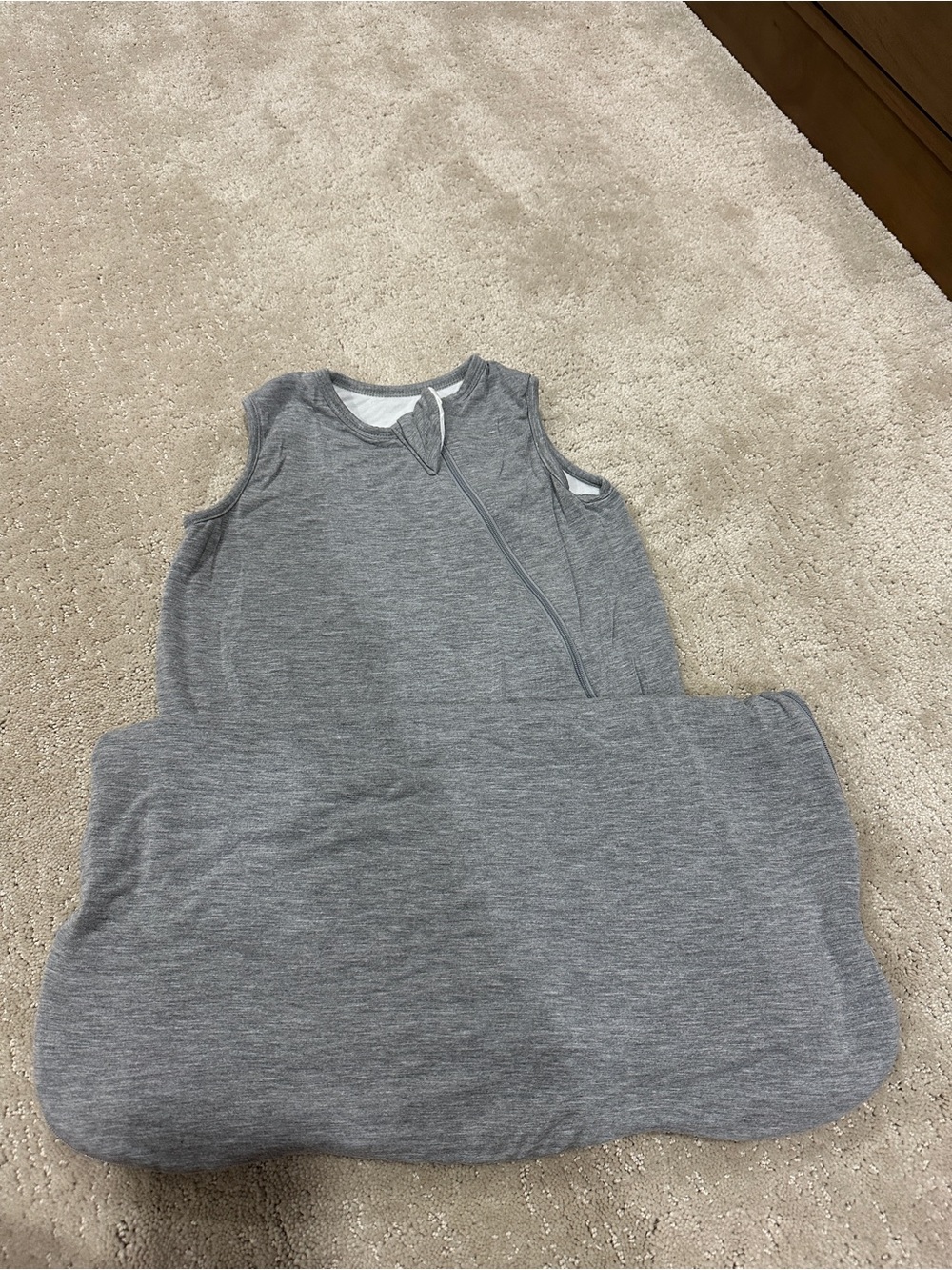 Light Heather Gray Baby Sleep Sack//Wearable Blanket